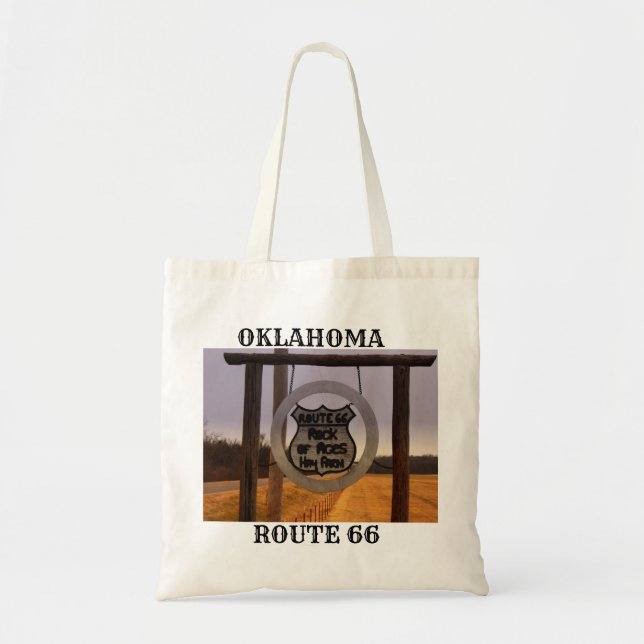 Oklahoma Route 66 Tote Bag (Front)