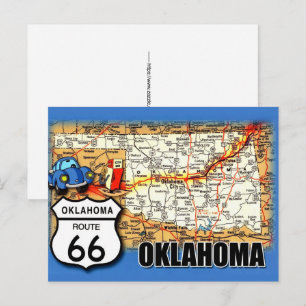 Oklahoma RT 66 Postcard