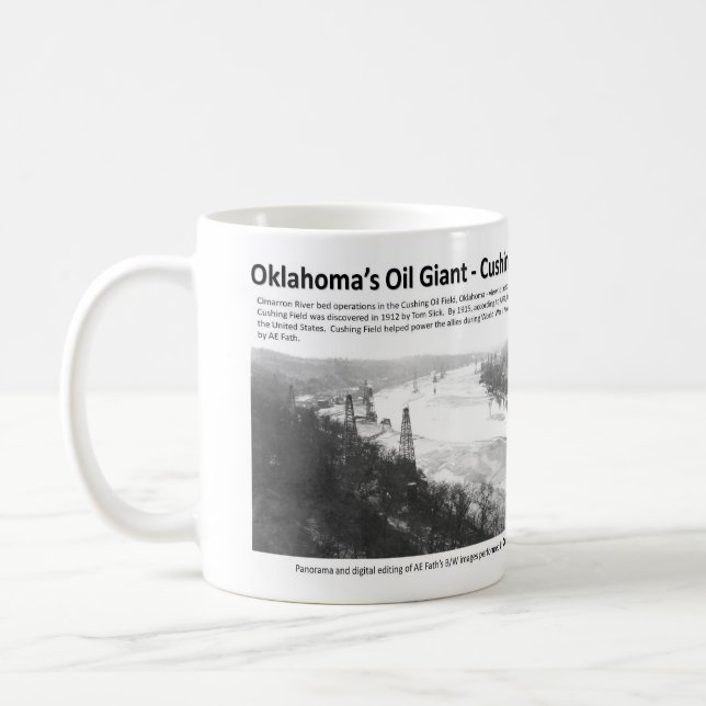 Oklahoma’s Oil Giant - Cushing Field Coffee Mug (Left)