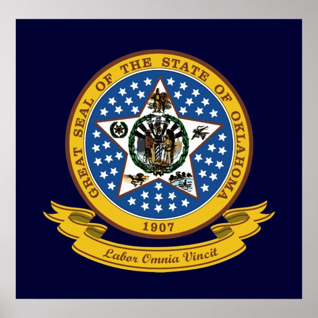Oklahoma Seal Poster (Front)