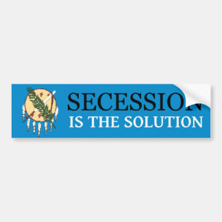 Oklahoma Secession Bumper Sticker