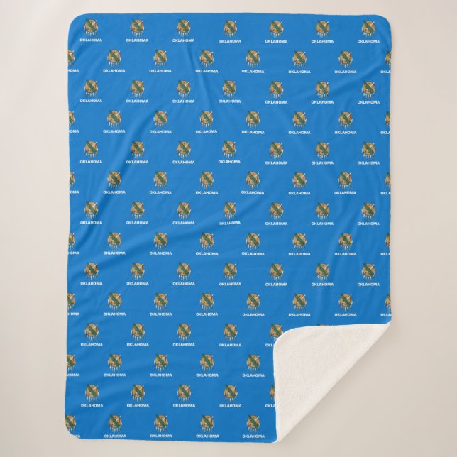 Oklahoma Sherpa Blanket (Front)
