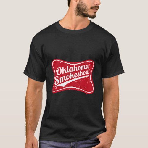 Oklahoma Smokeshow Western Country Music Cow T_Shirt