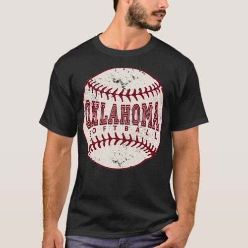 Oklahoma Softball Ball T_Shirt