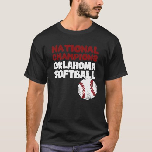 oklahoma softball softball national champions T_Shirt