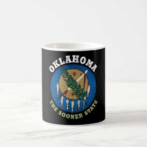 OKLAHOMA SOONER STATE FLAG COFFEE MUG