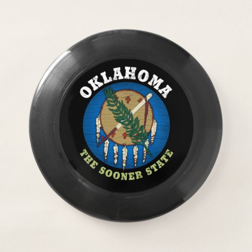 OKLAHOMA SOONER STATE FLAG Wham_O FRISBEE