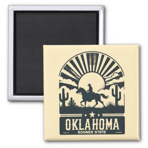 Oklahoma Sooner State Magnet