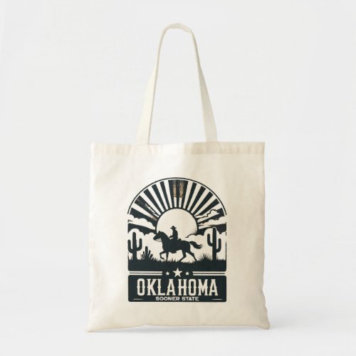 Oklahoma Sooner State Tote Bag