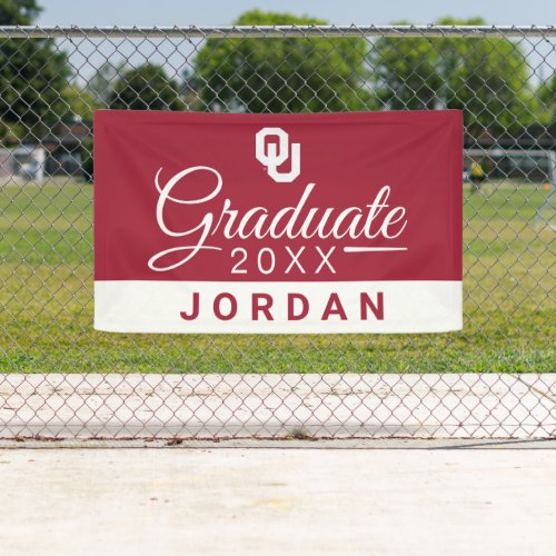 Oklahoma Sooners Graduate Banner