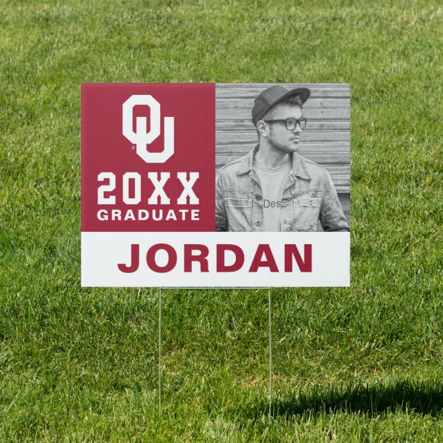 Oklahoma Sooners Graduate Sign (Insitu)