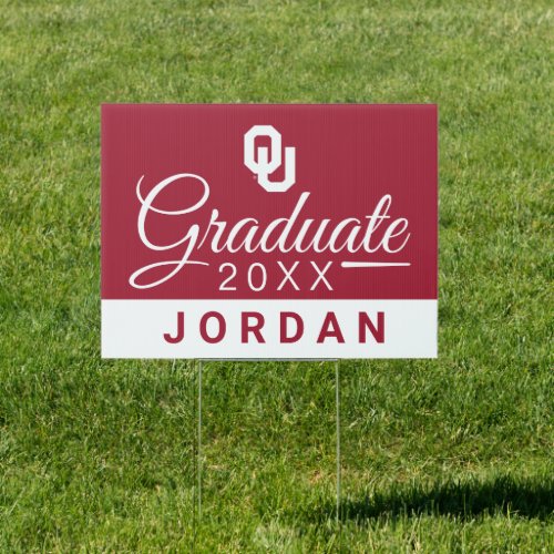 Oklahoma Sooners Graduate Sign