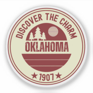 Oklahoma Sooners State - OK Gift Idea Sticker