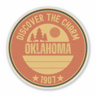 Oklahoma Sooners State - OK Gift Idea Sticker