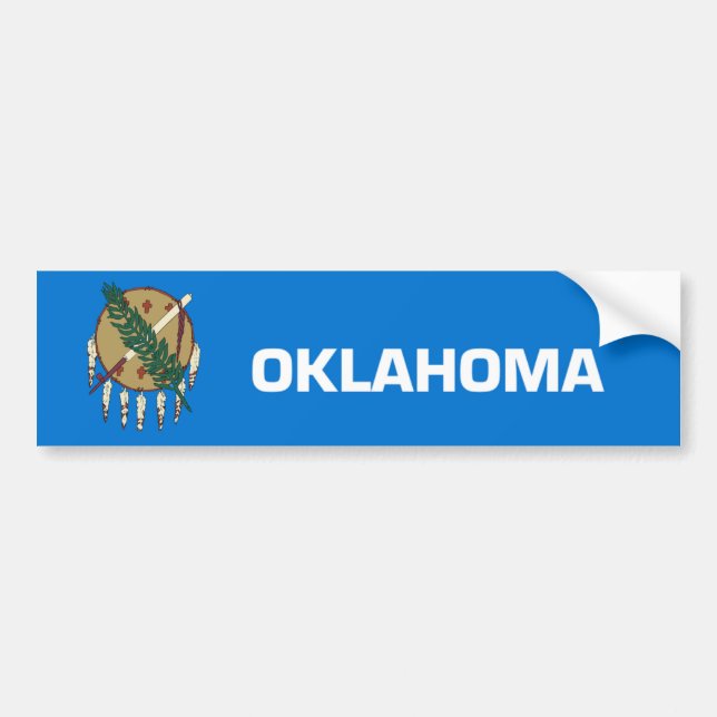 Oklahoma State Bumper Sticker (Front)