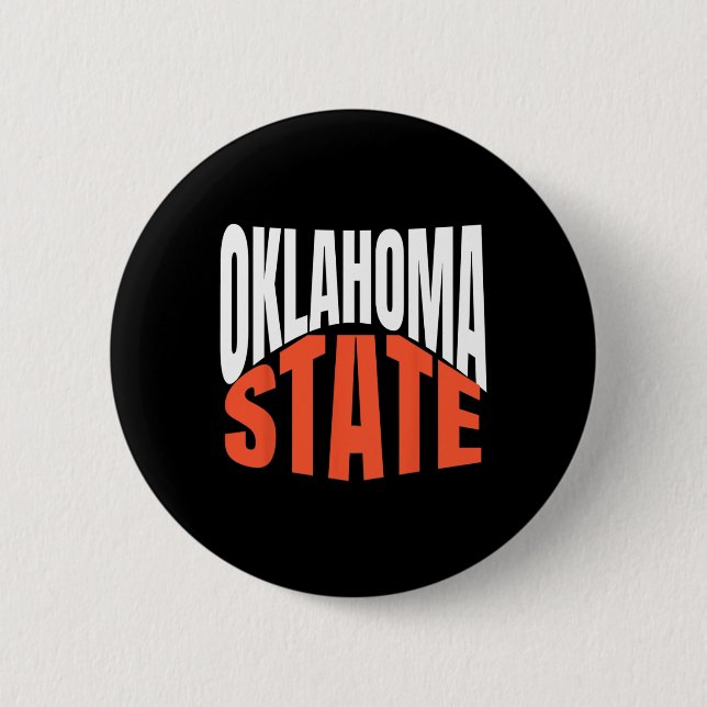 Oklahoma State  Button (Front)