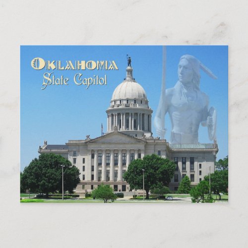 Oklahoma State Capitol Oklahoma City Postcard