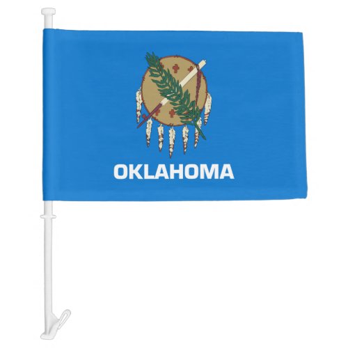 Oklahoma State Car Flag