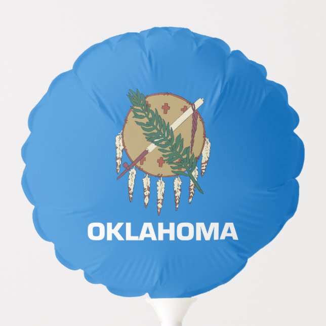 Oklahoma State Flag Balloon (Front)