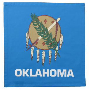 Oklahoma State Flag Cloth Napkin