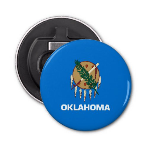Oklahoma State Flag Design Bottle Opener