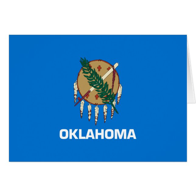 Oklahoma State Flag Design Cards (Front Horizontal)