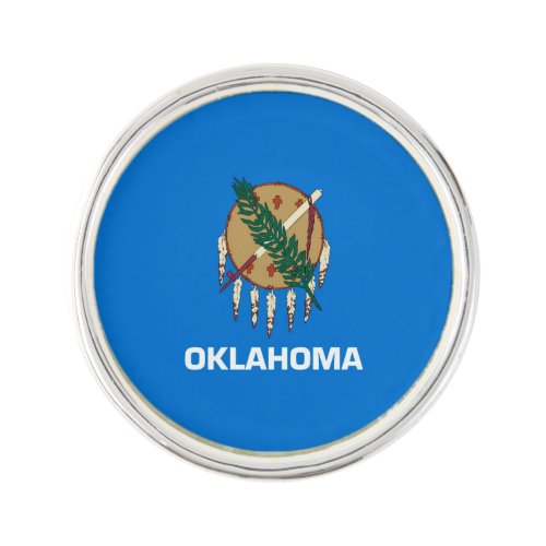 Oklahoma State Flag Design Lapel Pin