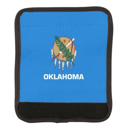 Oklahoma State Flag Design Luggage Handle Wrap