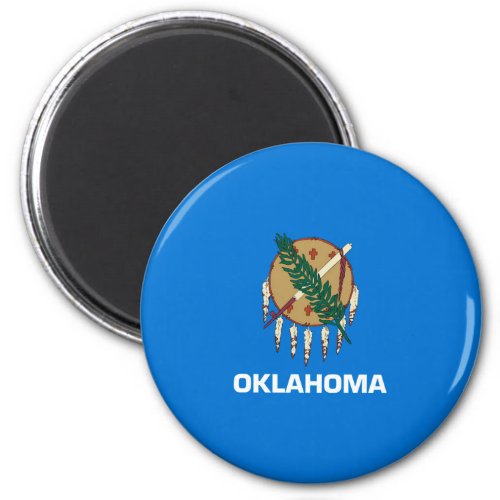 Oklahoma State Flag Design Magnet