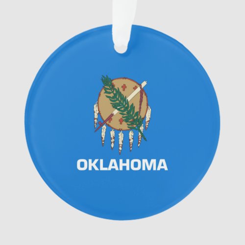 Oklahoma State Flag Design Ornament