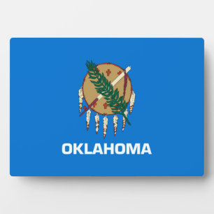 Oklahoma State Flag Design Plaque