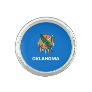 Oklahoma State Flag Design Ring
