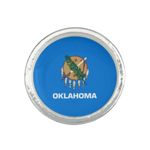 Oklahoma State Flag Design Ring