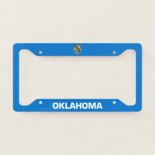 Oklahoma State Flag License Plate License Plate Fr License Plate Frame