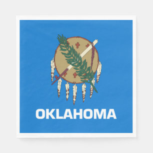 Oklahoma State Flag Napkins