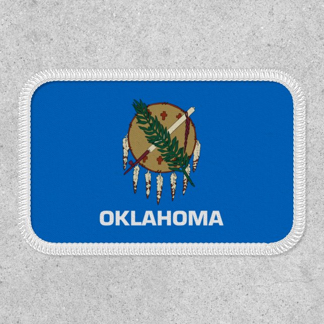 Oklahoma  State Flag Patch (Front)