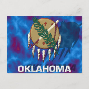 Oklahoma State Flag Postcard