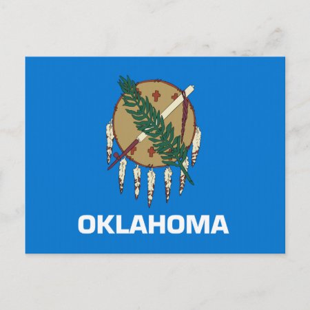 Oklahoma State Flag Postcard