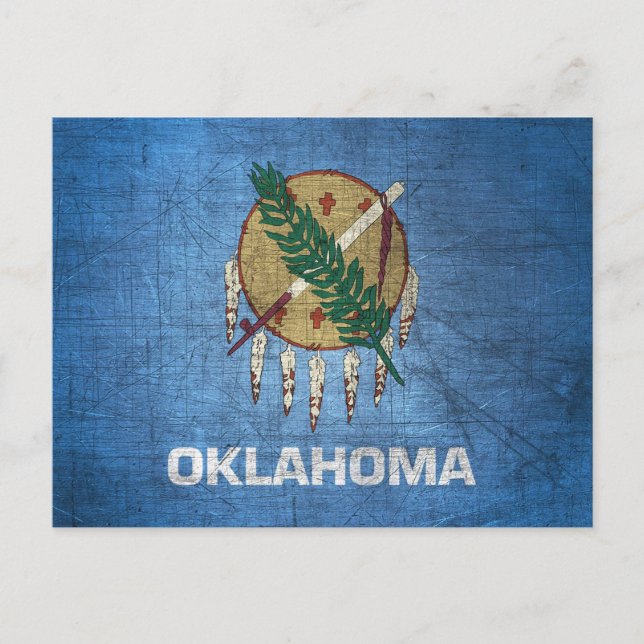 Oklahoma State Flag Postcard (Front)