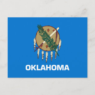 Oklahoma State Flag Postcard