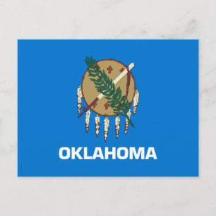 Oklahoma State Flag Postcard