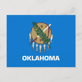 Oklahoma State Flag Postcard