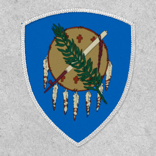 Oklahoma  State Flag Shield Patch