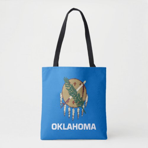 Oklahoma State Flag Tote Bag