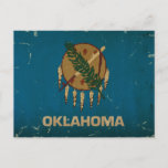 Oklahoma State Flag Vintage.png Postcard at Zazzle