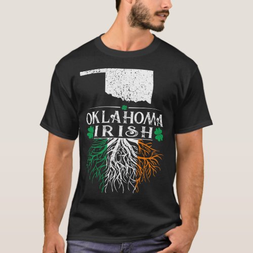 Oklahoma State Irish St Patricks Day Gift T_Shirt