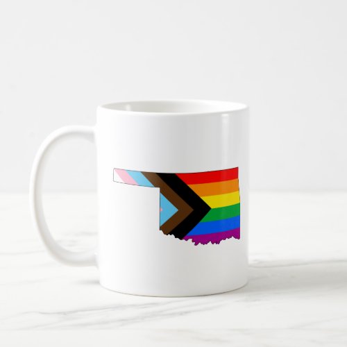 Oklahoma State Pride LGBTQ Progress Pride Coffee Mug
