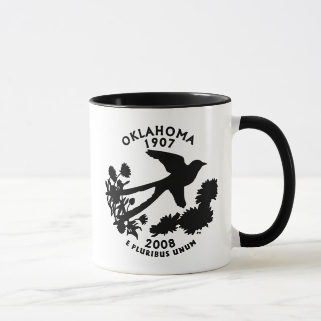Oklahoma State Quarter Mug (Right)