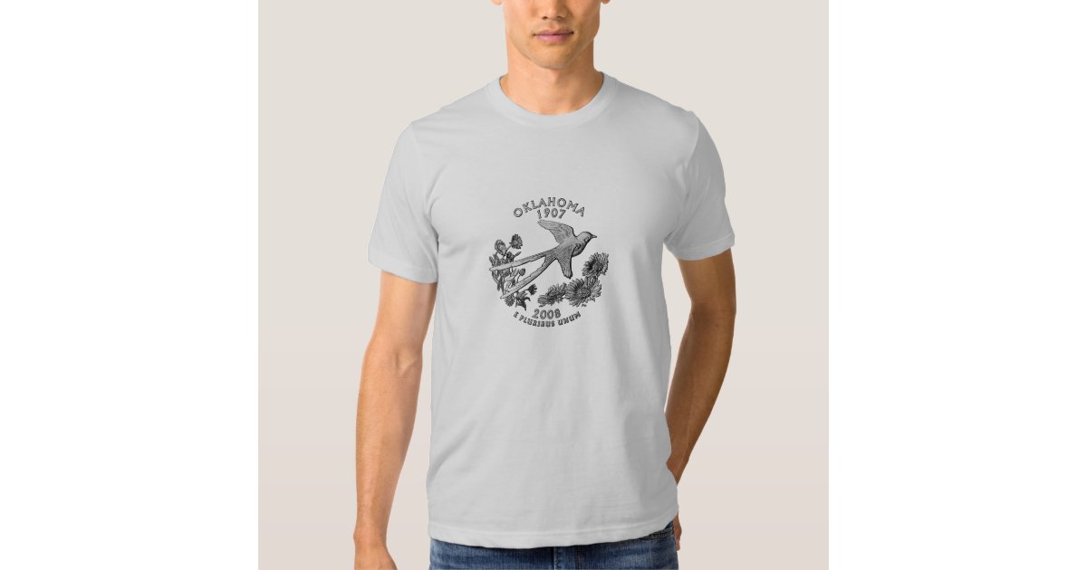 Oklahoma State Quarter T-Shirt | Zazzle