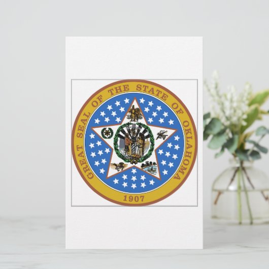 Oklahoma State Seal (Standing Front)